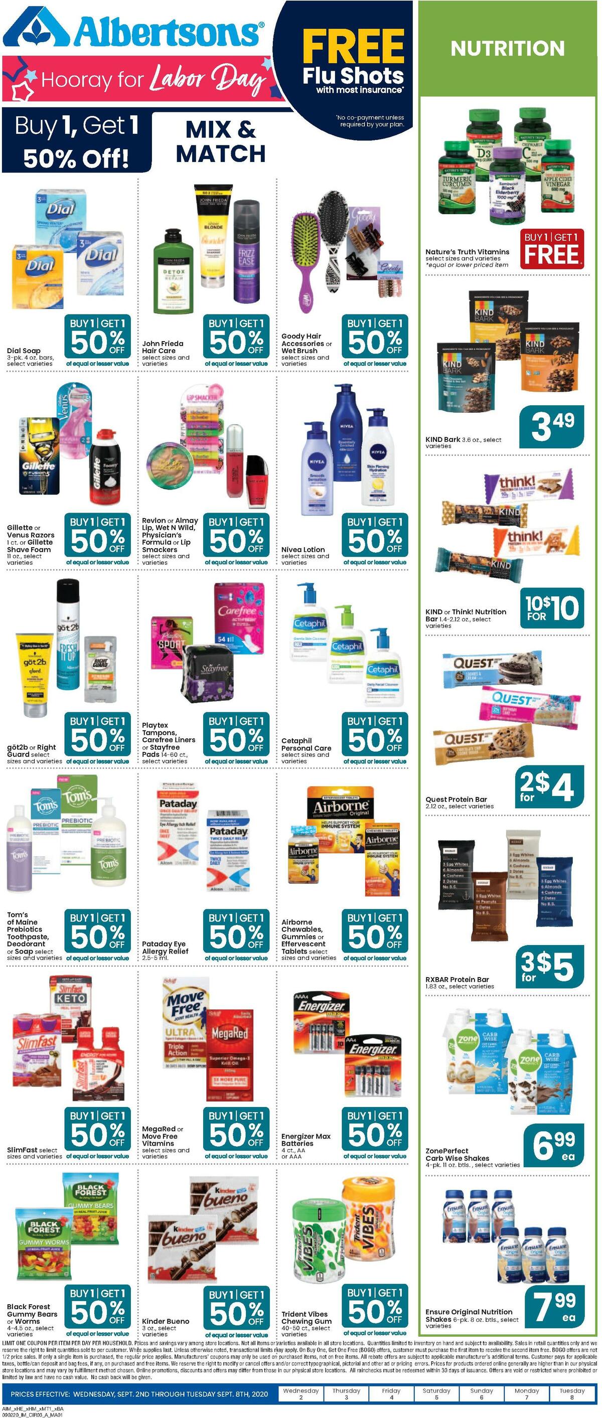 Albertsons Weekly Ad from September 2