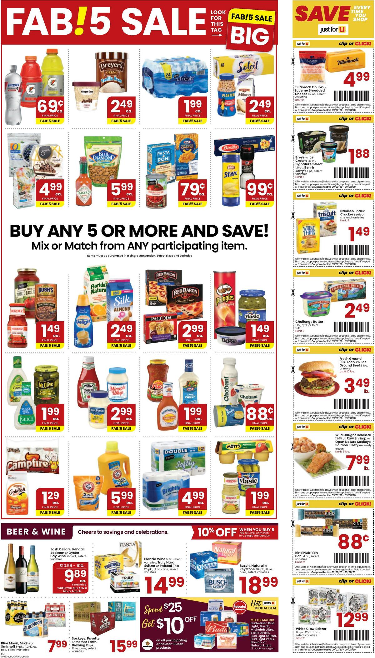 Albertsons Weekly Ad from September 2