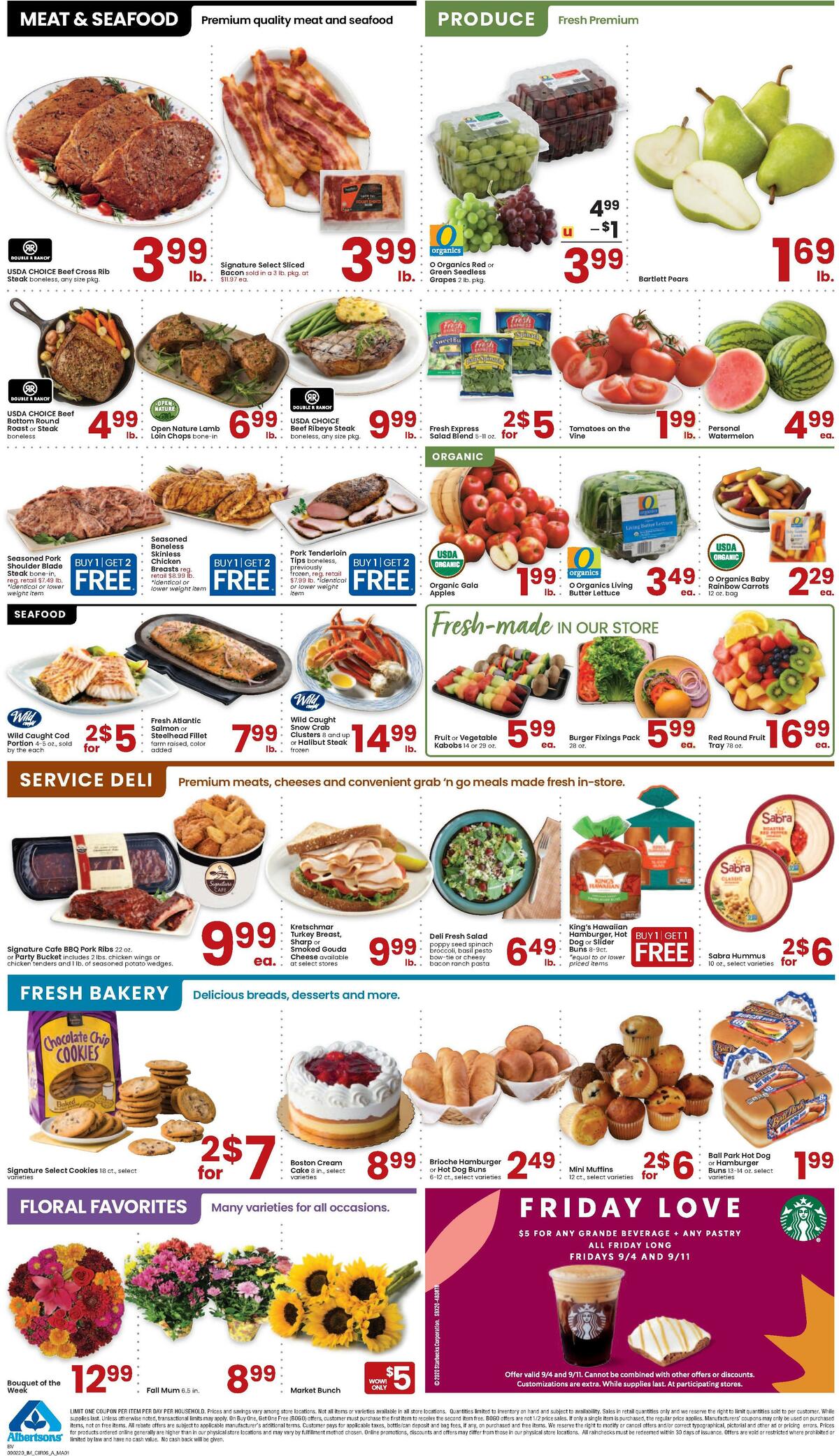 Albertsons Weekly Ad from September 2