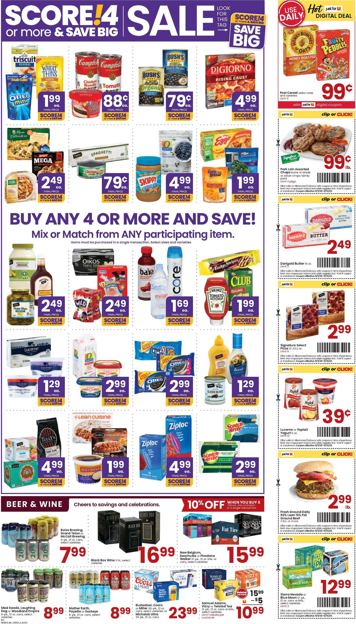 Albertsons Weekly Ad from September 9