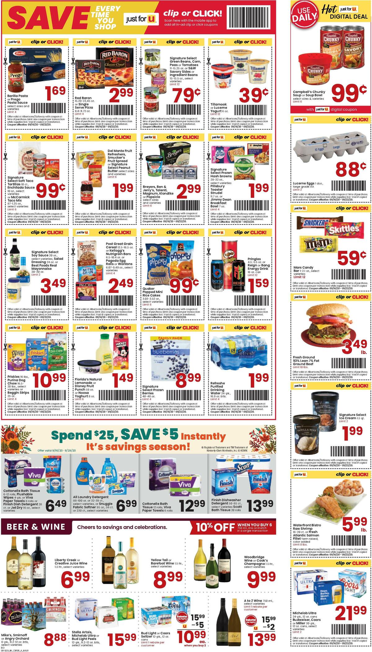 Albertsons Weekly Ad from September 16