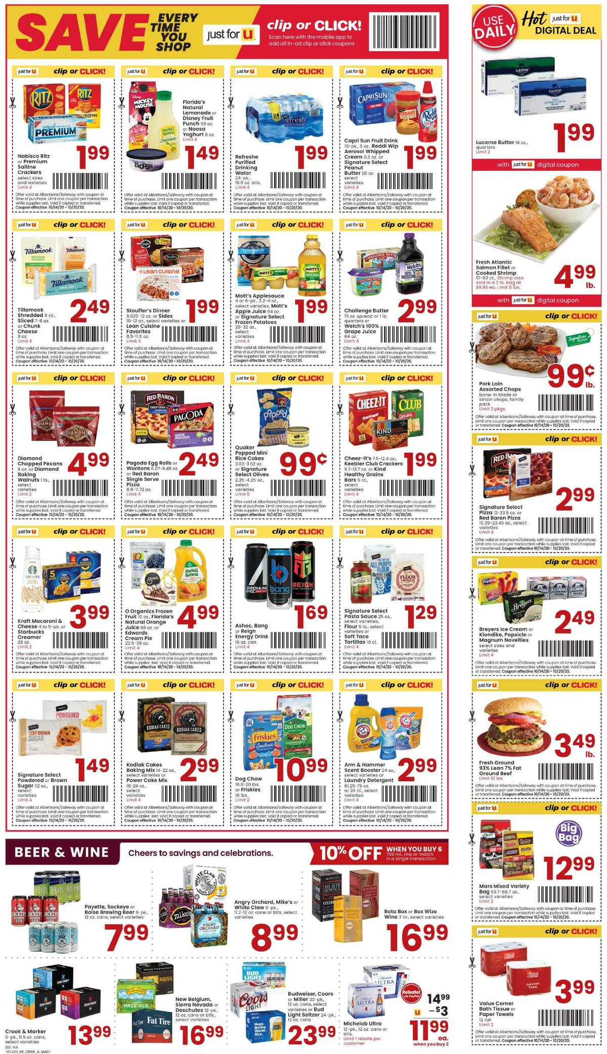 Albertsons Weekly Ad from October 14