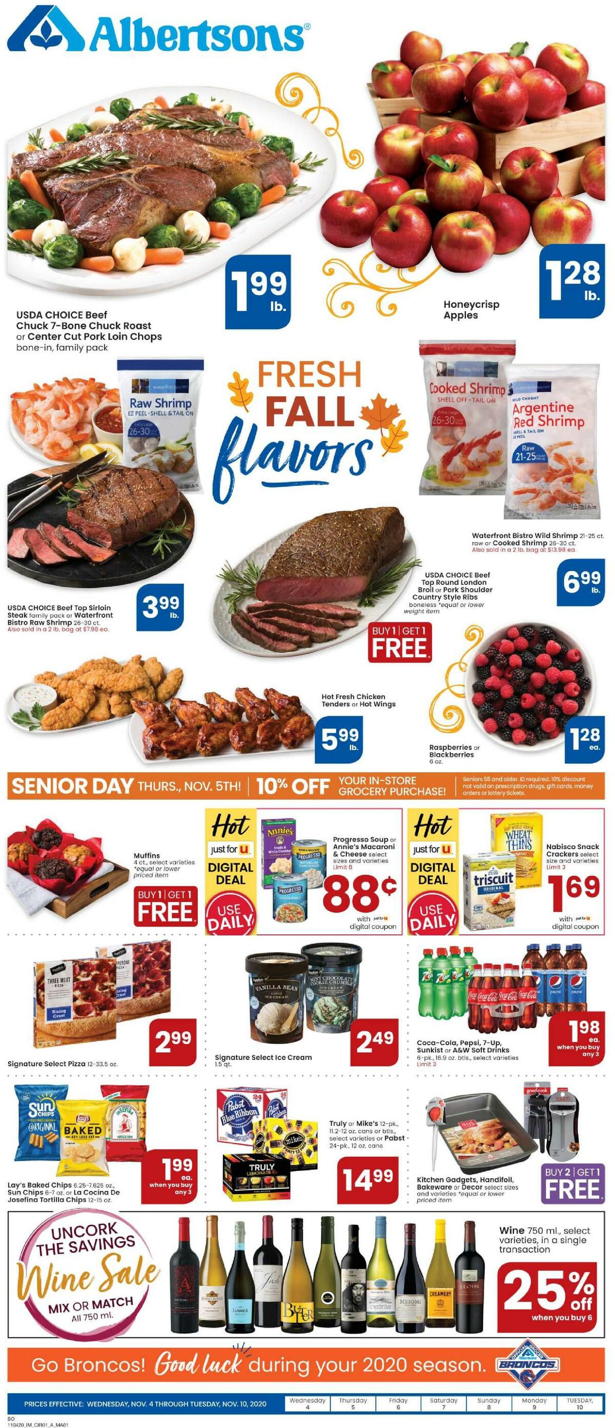 Albertsons Weekly Ad from November 4