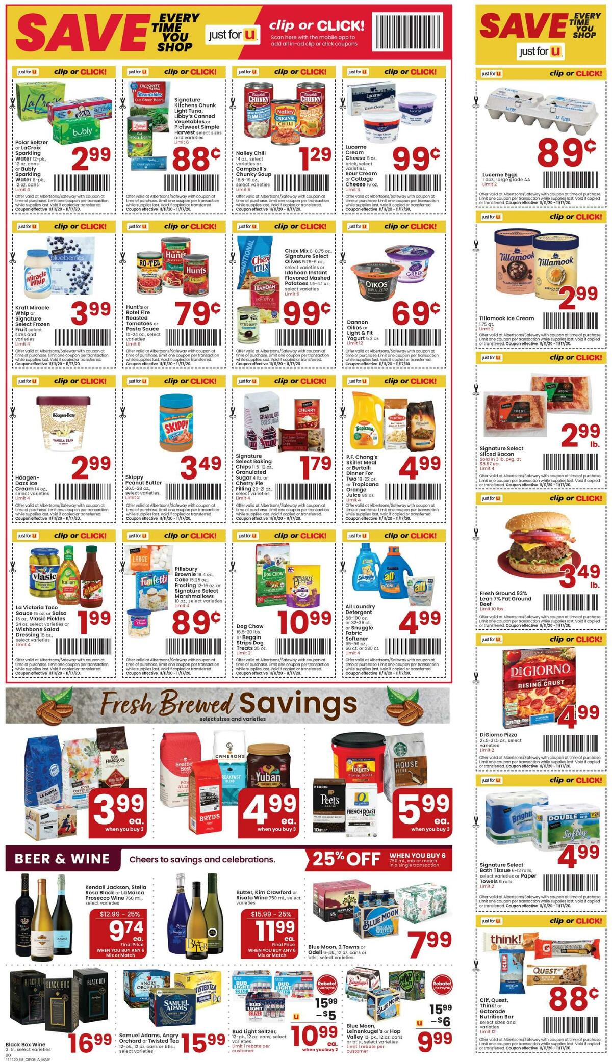 Albertsons Weekly Ad from November 11