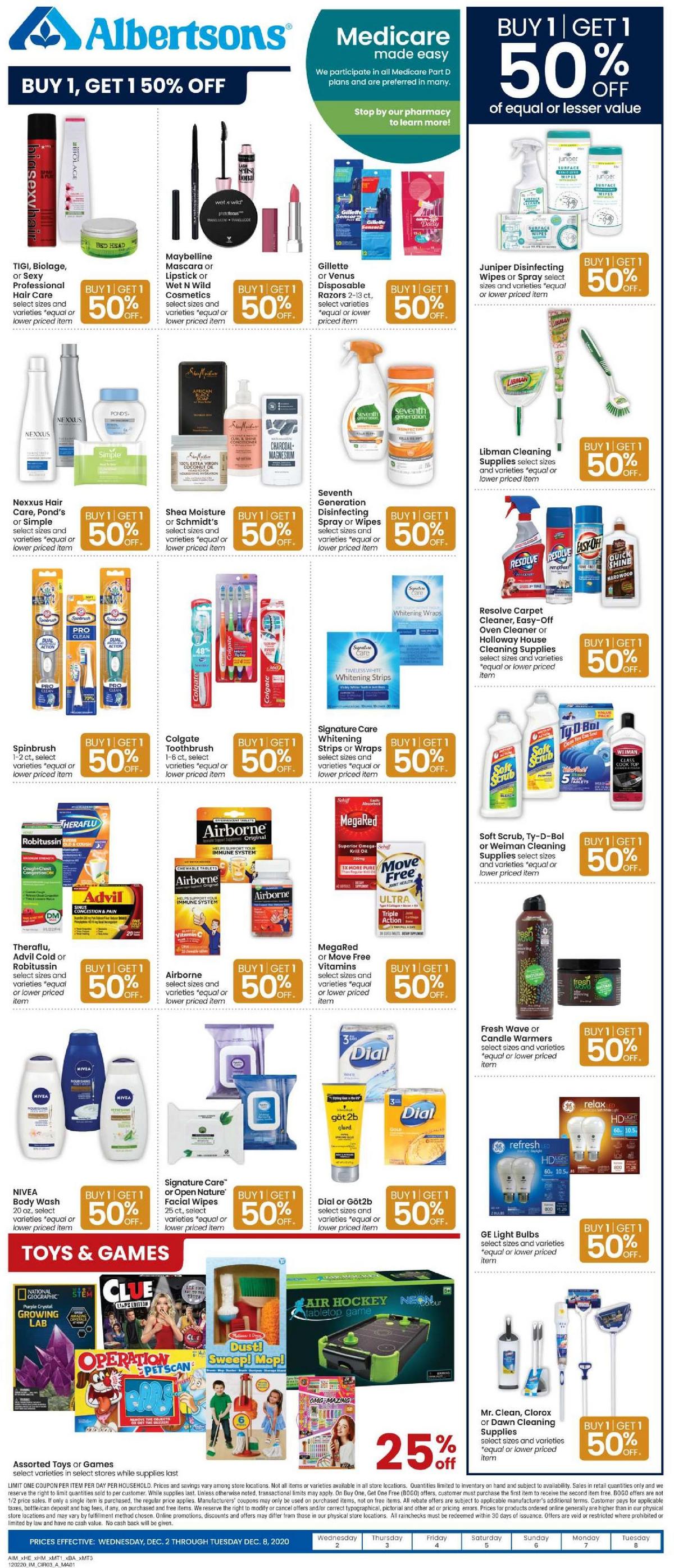 Albertsons Weekly Ad from December 2
