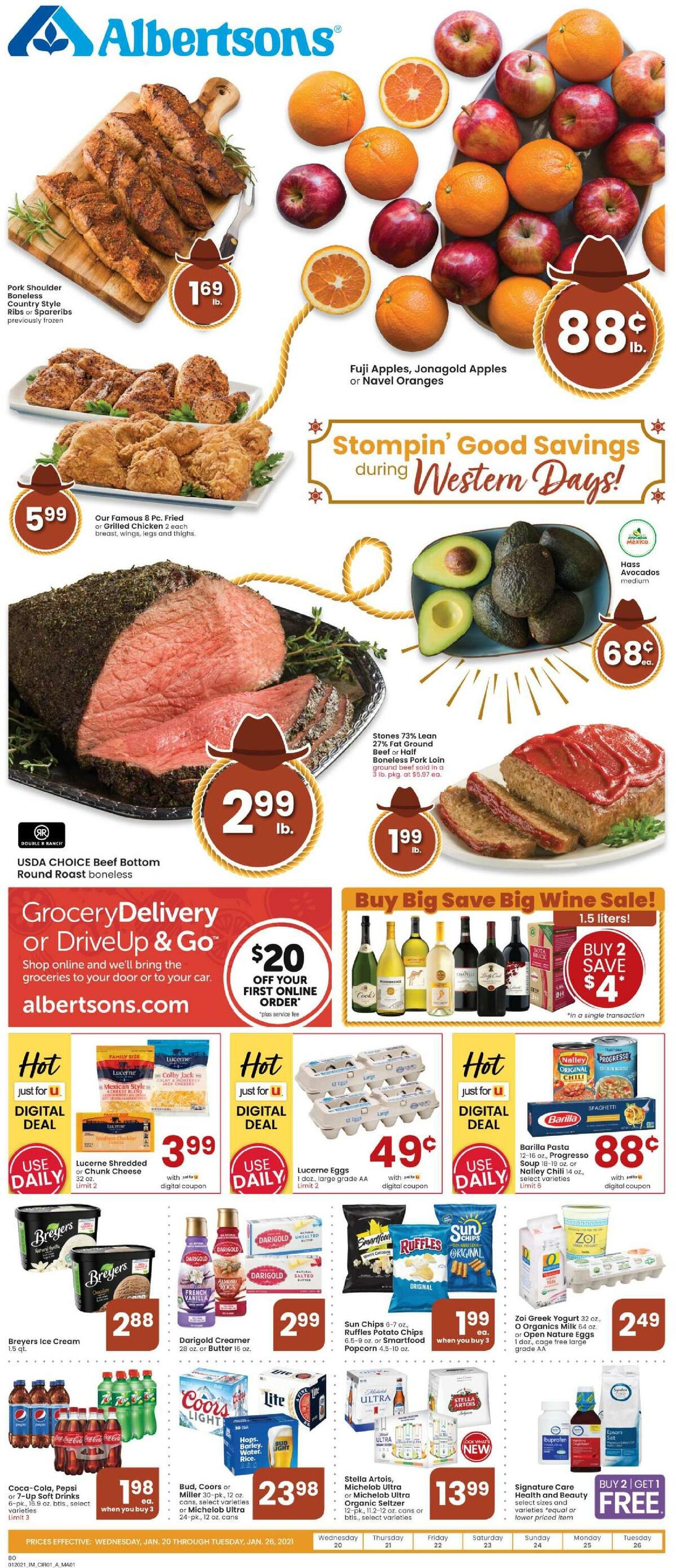 Albertsons Weekly Ad from January 20
