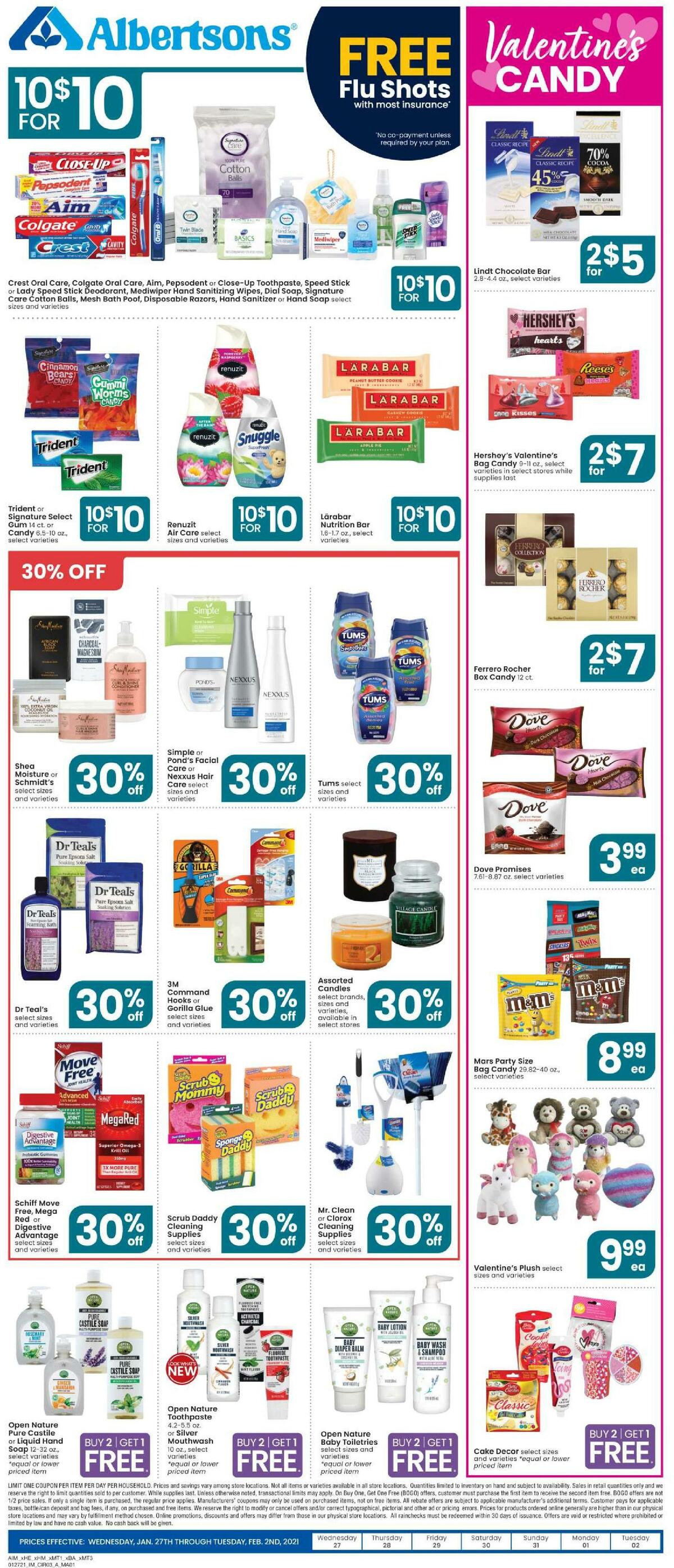 Albertsons Weekly Ad from January 27