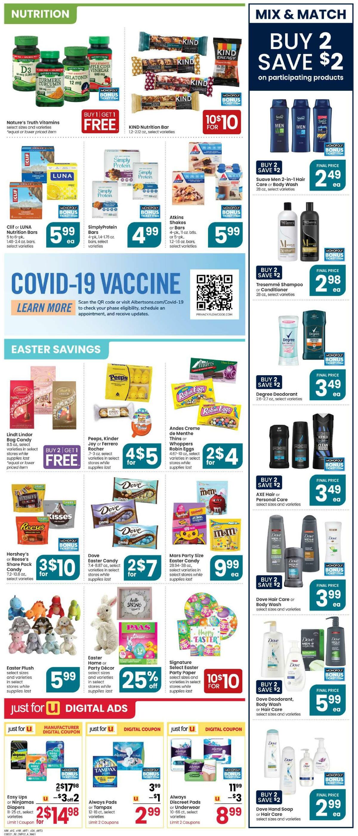 Albertsons Weekly Ad from March 3