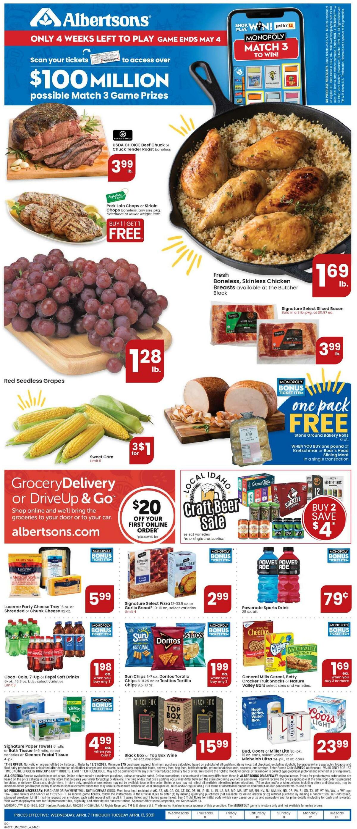 Albertsons Weekly Ad from April 7