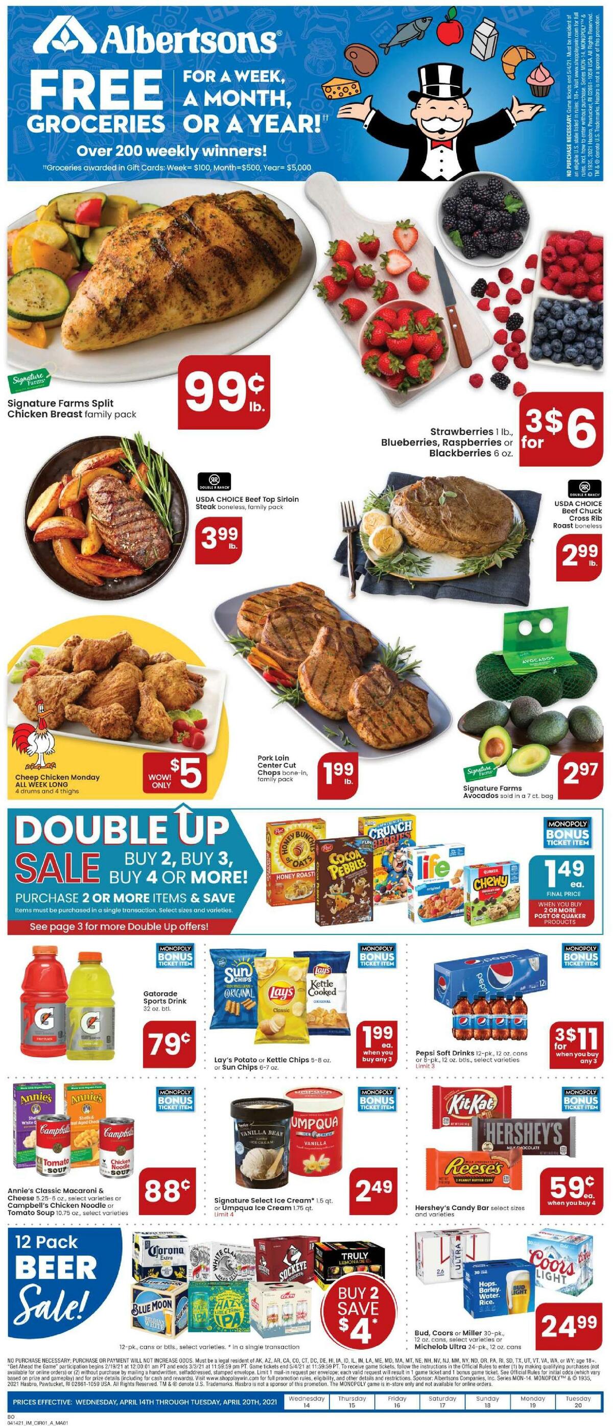 Albertsons Weekly Ad from April 14