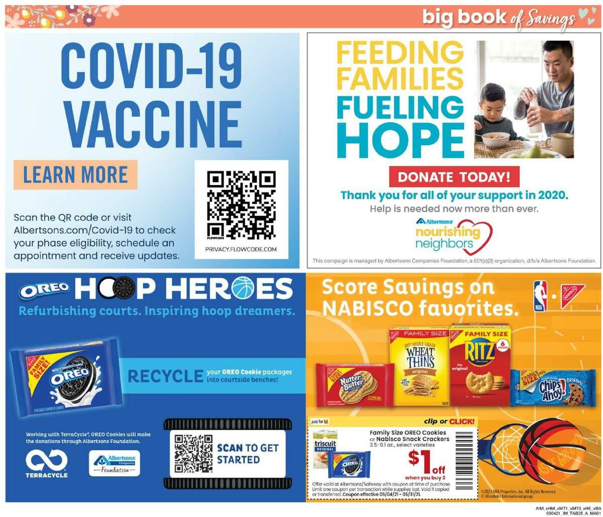 Albertsons Big Book of Savings Weekly Ad from May 4
