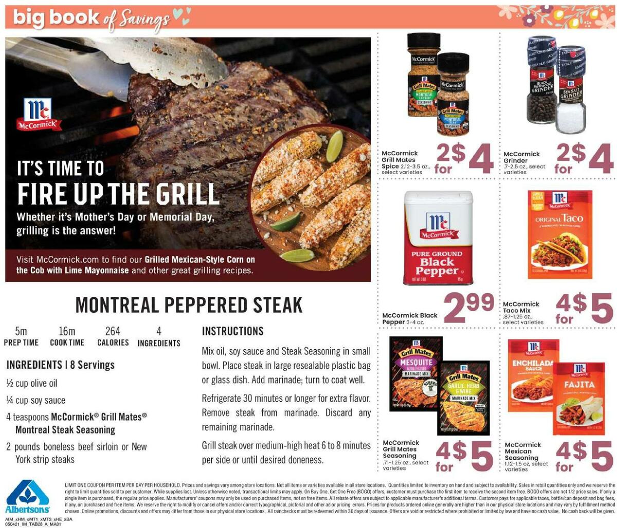 Albertsons Big Book of Savings Weekly Ad from May 4
