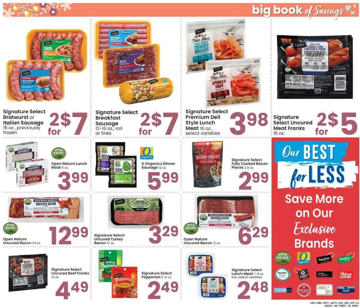 Albertsons Big Book of Savings Weekly Ad from May 4