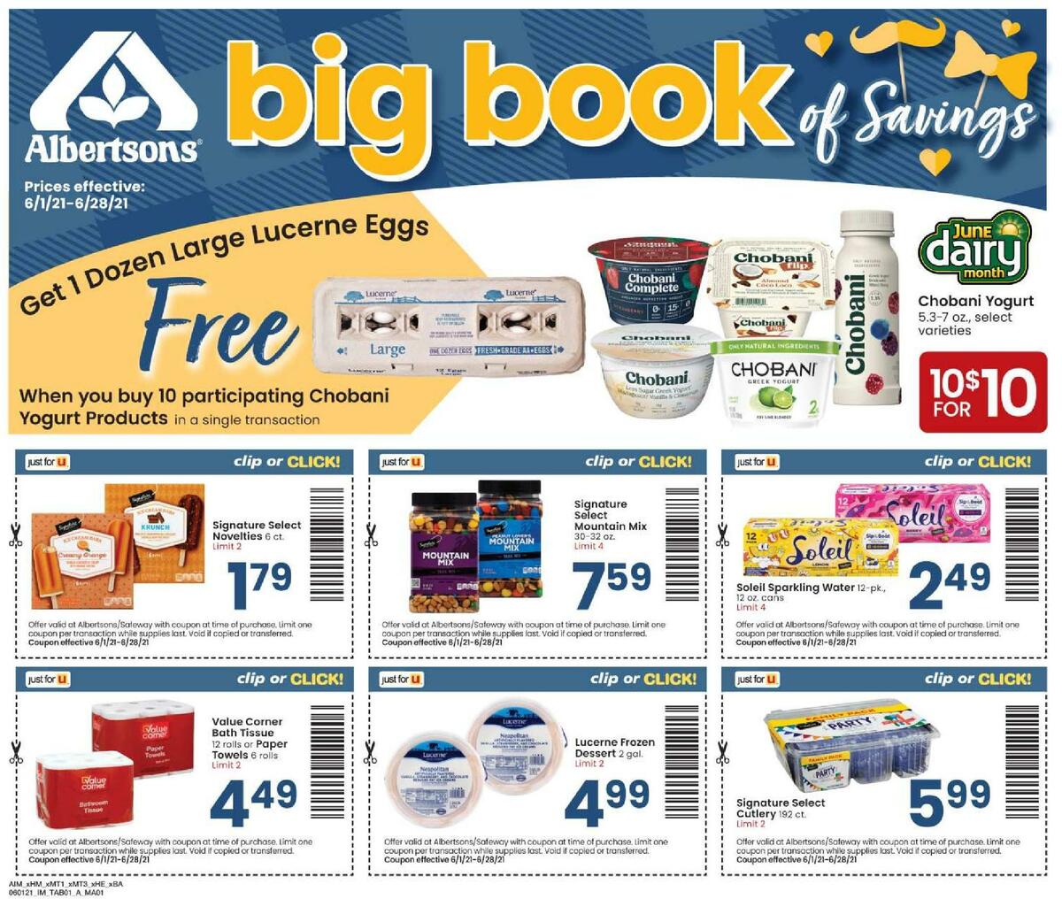 Albertsons Big Book of Savings Weekly Ad from June 1