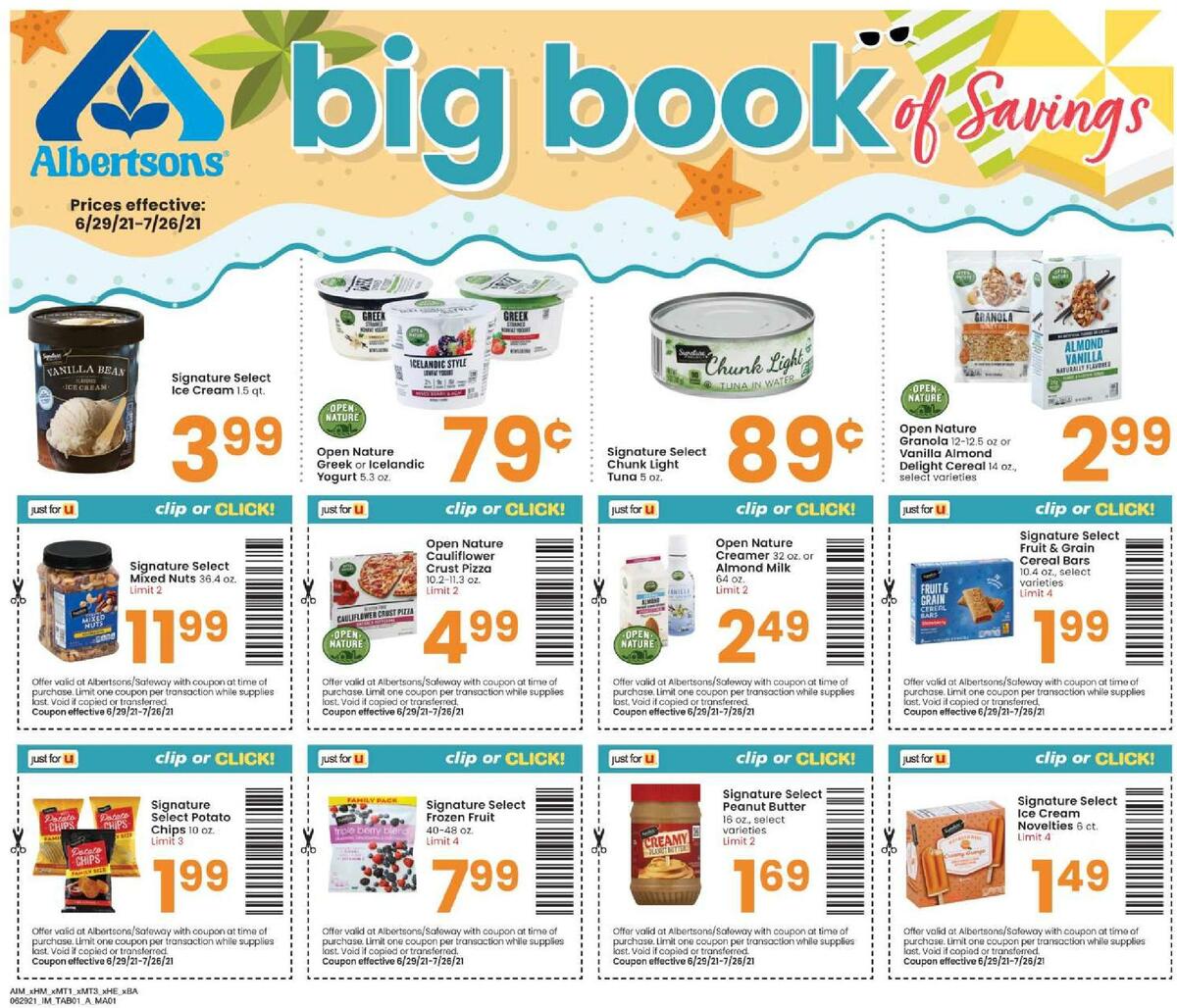 Albertsons Big Book of Savings Weekly Ad from June 29