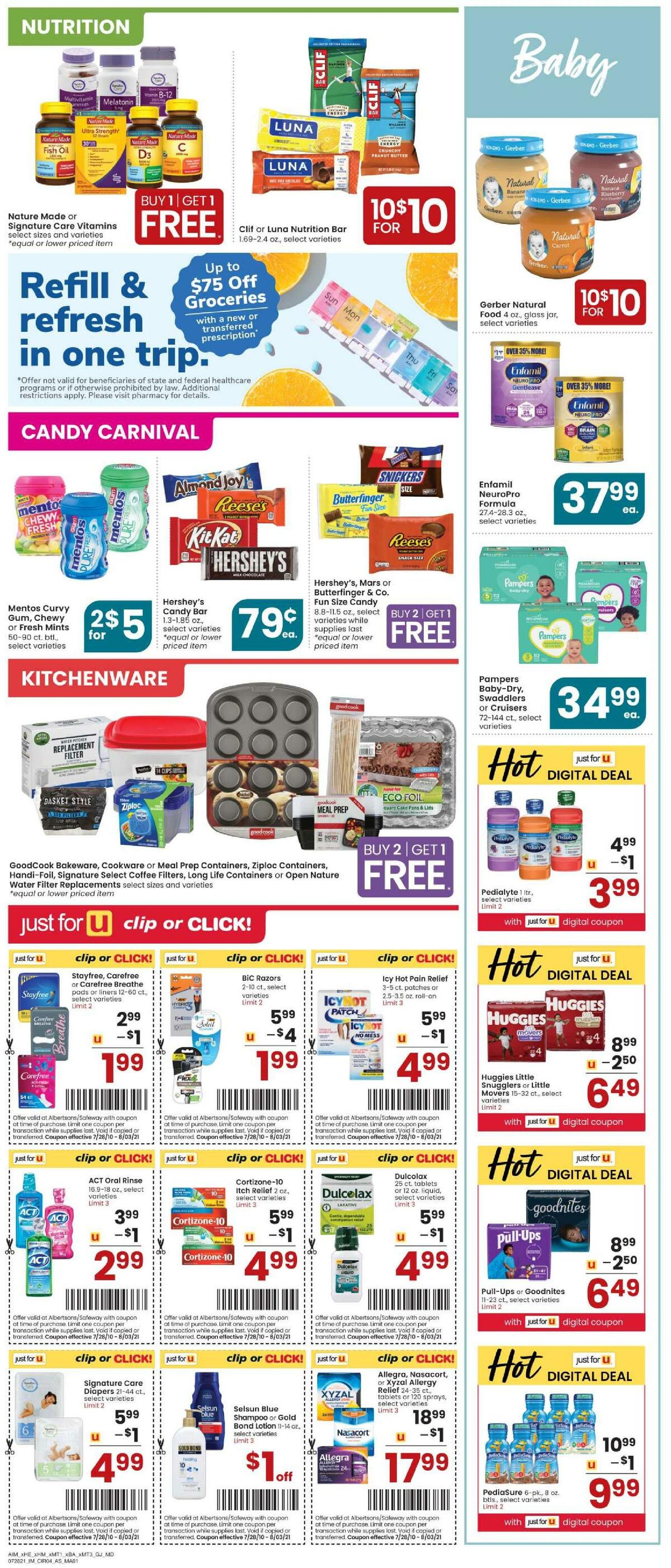 Albertsons Weekly Ad from July 28