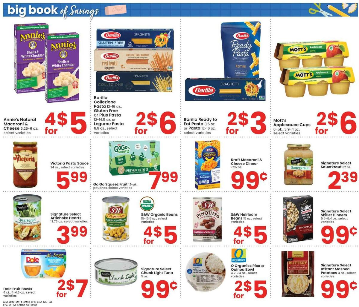 Albertsons Big Book of Savings Weekly Ad from July 27