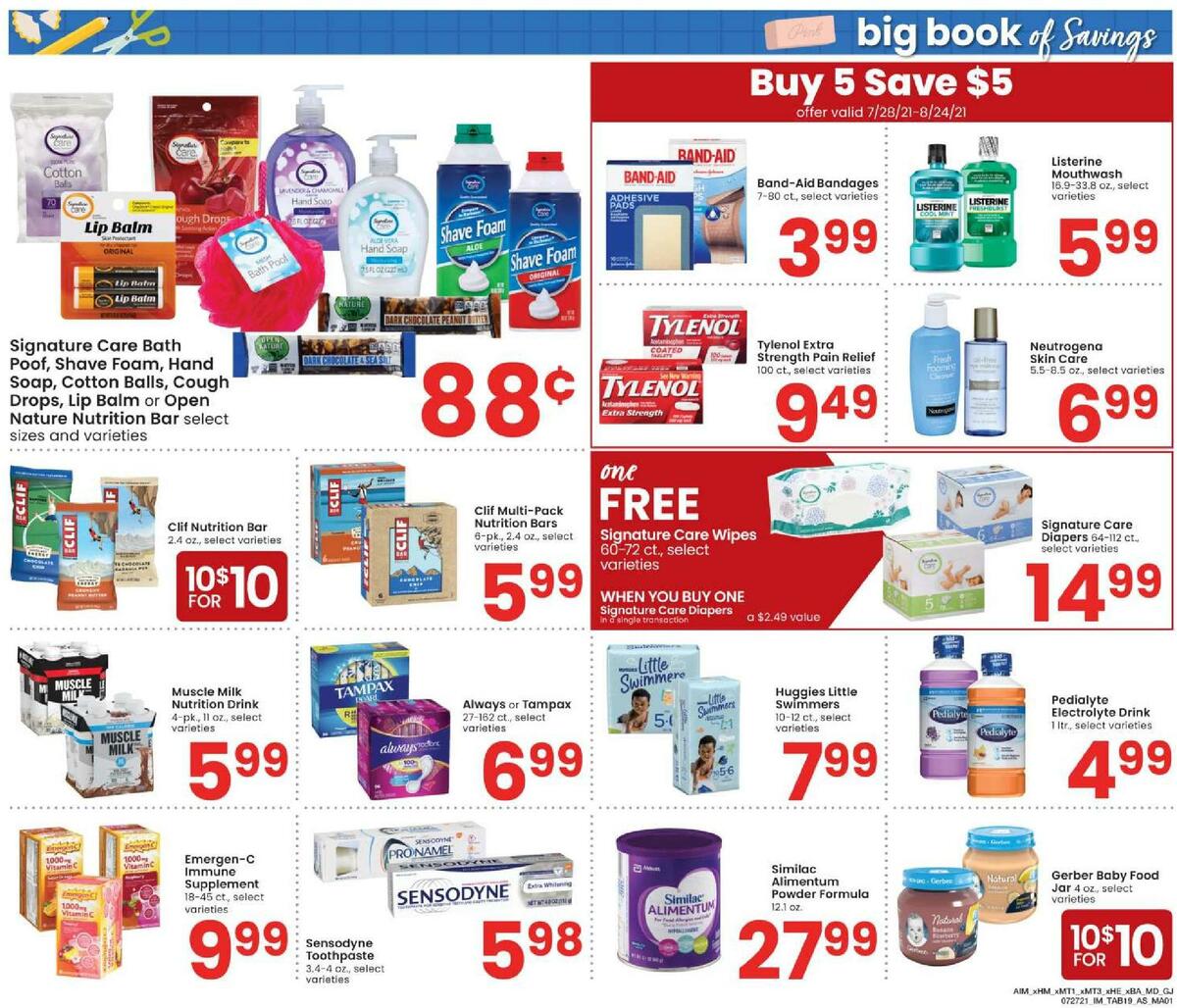 Albertsons Big Book of Savings Weekly Ad from July 27