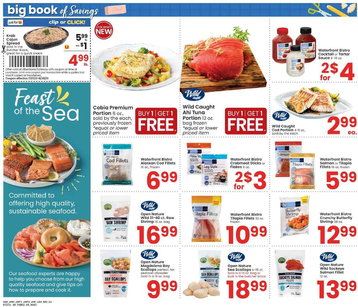 Albertsons Big Book of Savings Weekly Ad from July 27