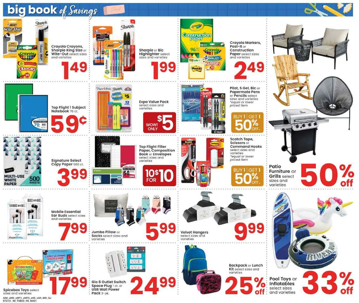 Albertsons Big Book of Savings Weekly Ad from July 27