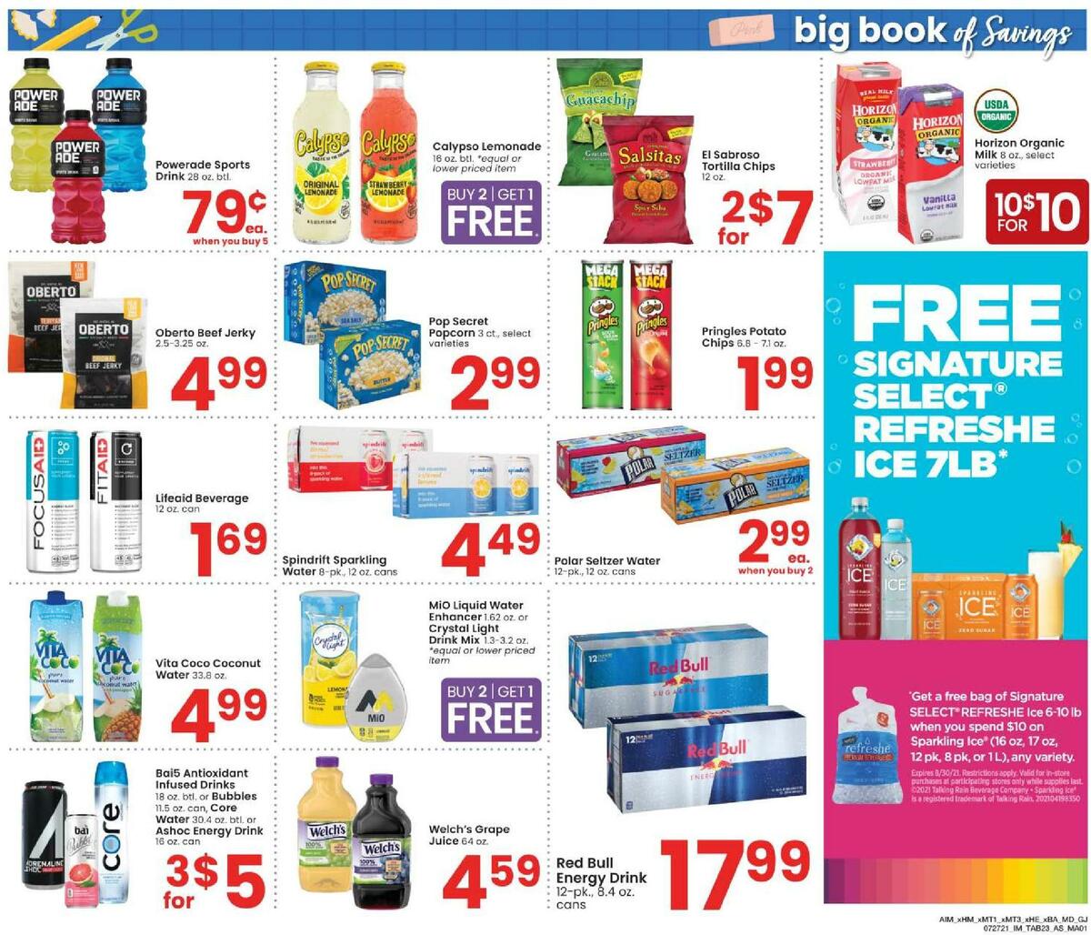 Albertsons Big Book of Savings Weekly Ad from July 27