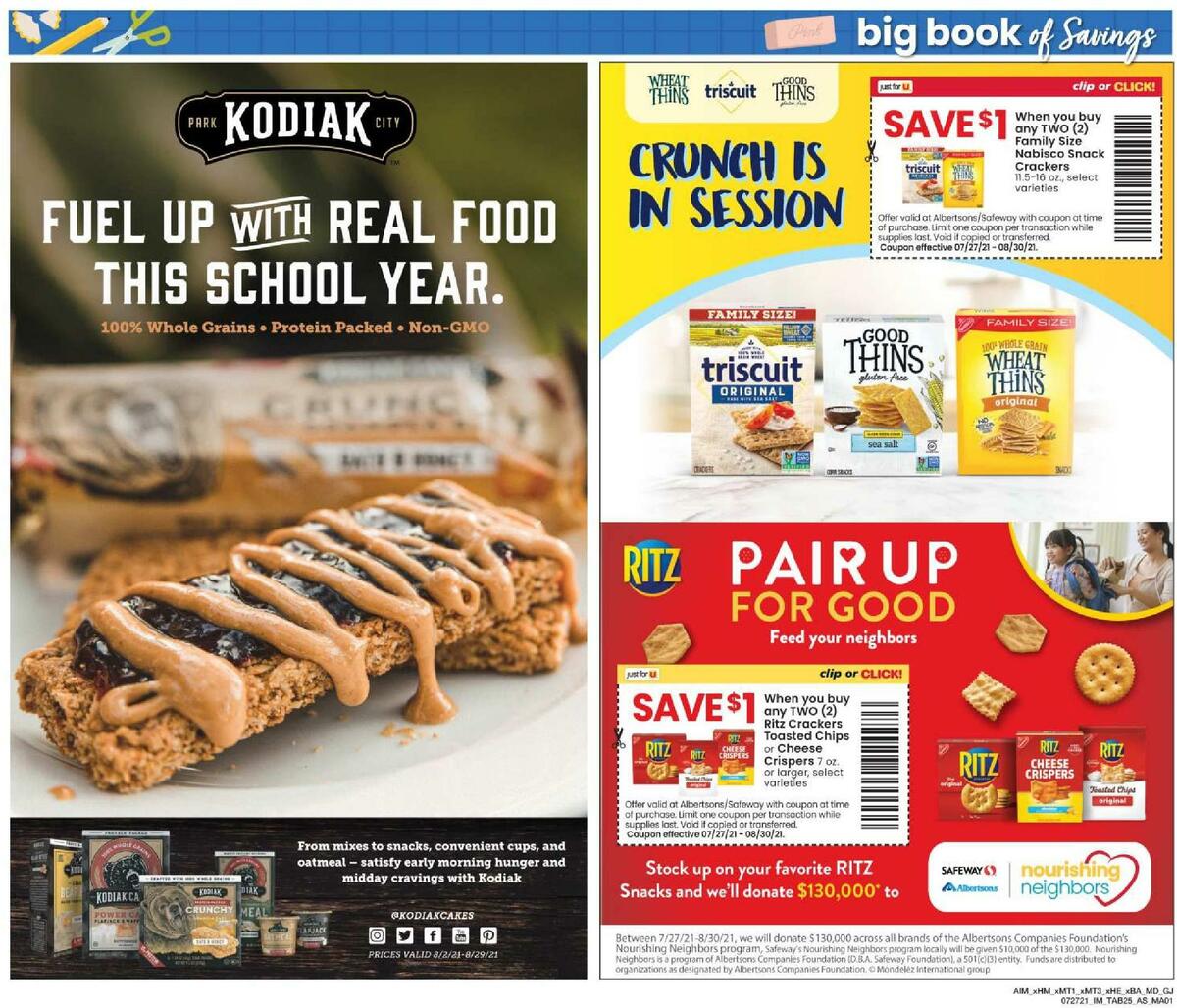 Albertsons Big Book of Savings Weekly Ad from July 27
