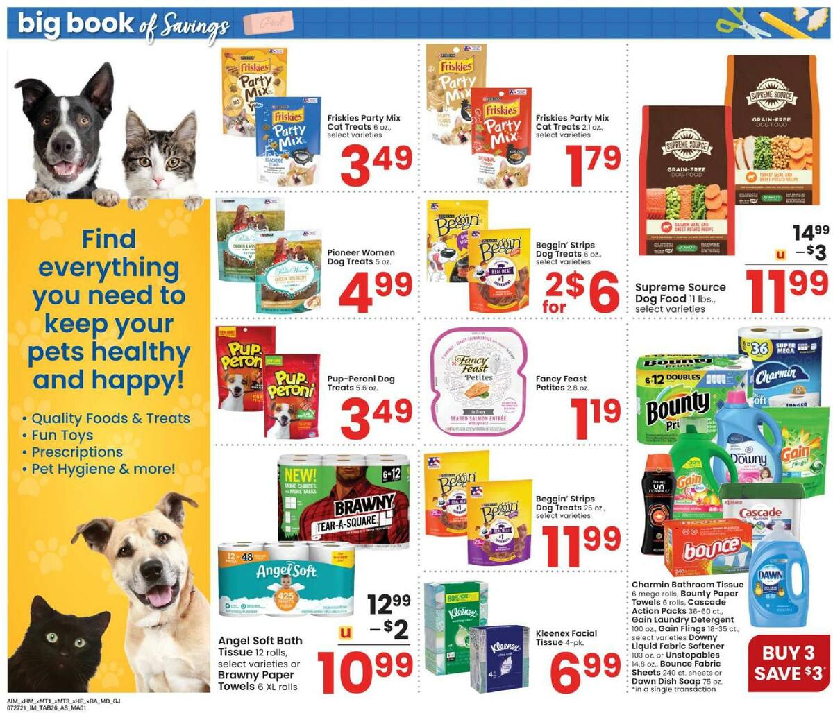 Albertsons Big Book of Savings Weekly Ad from July 27
