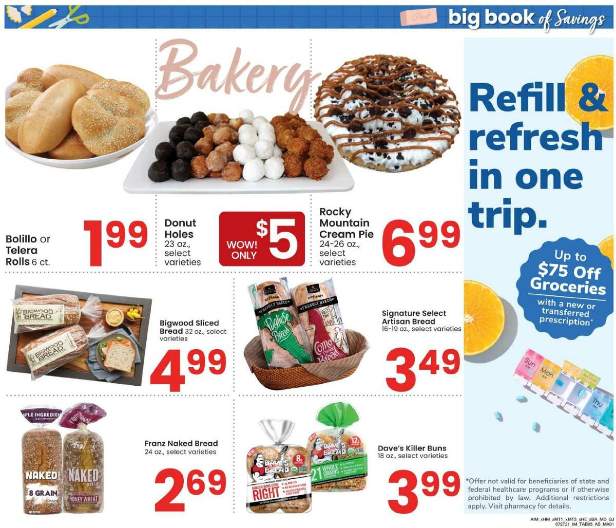 Albertsons Big Book of Savings Weekly Ad from July 27