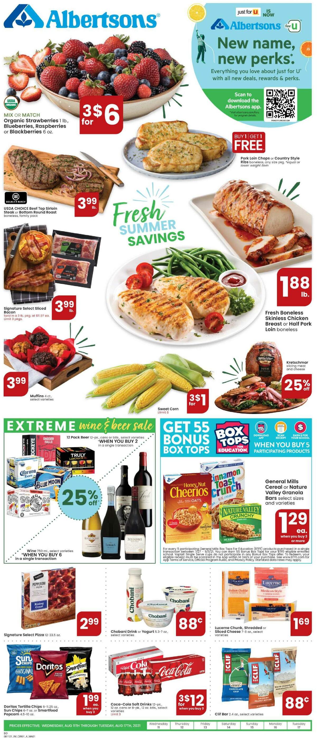 Albertsons Weekly Ad from August 11