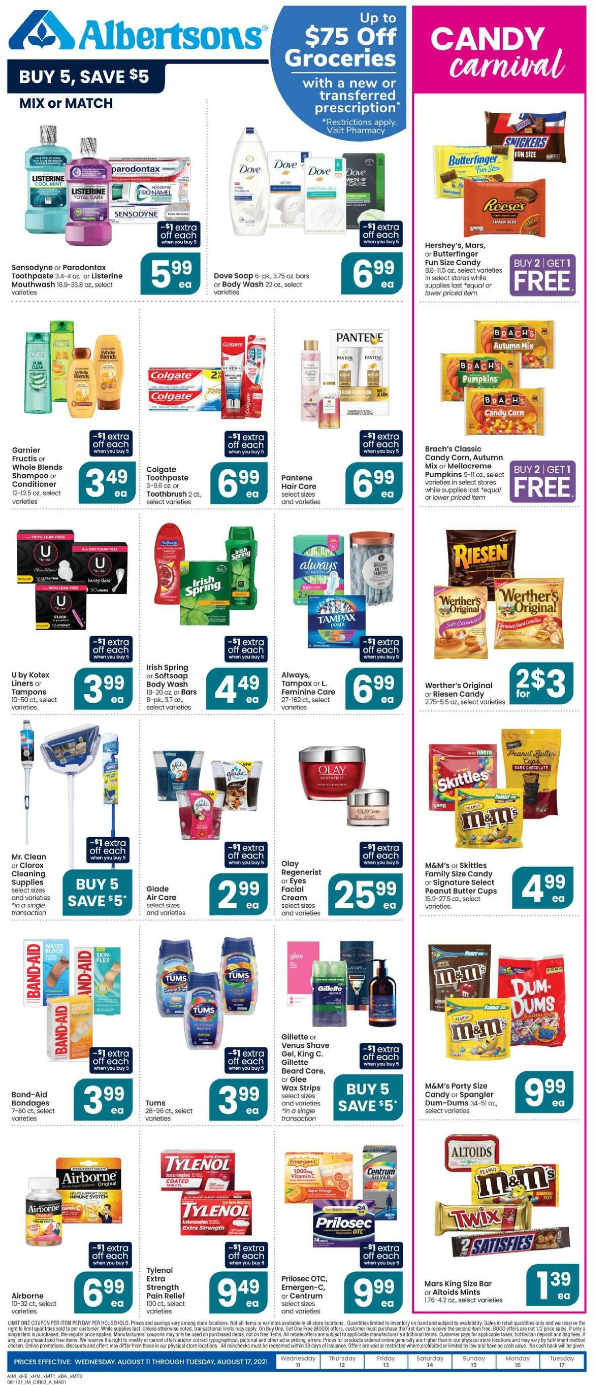Albertsons Weekly Ad from August 11