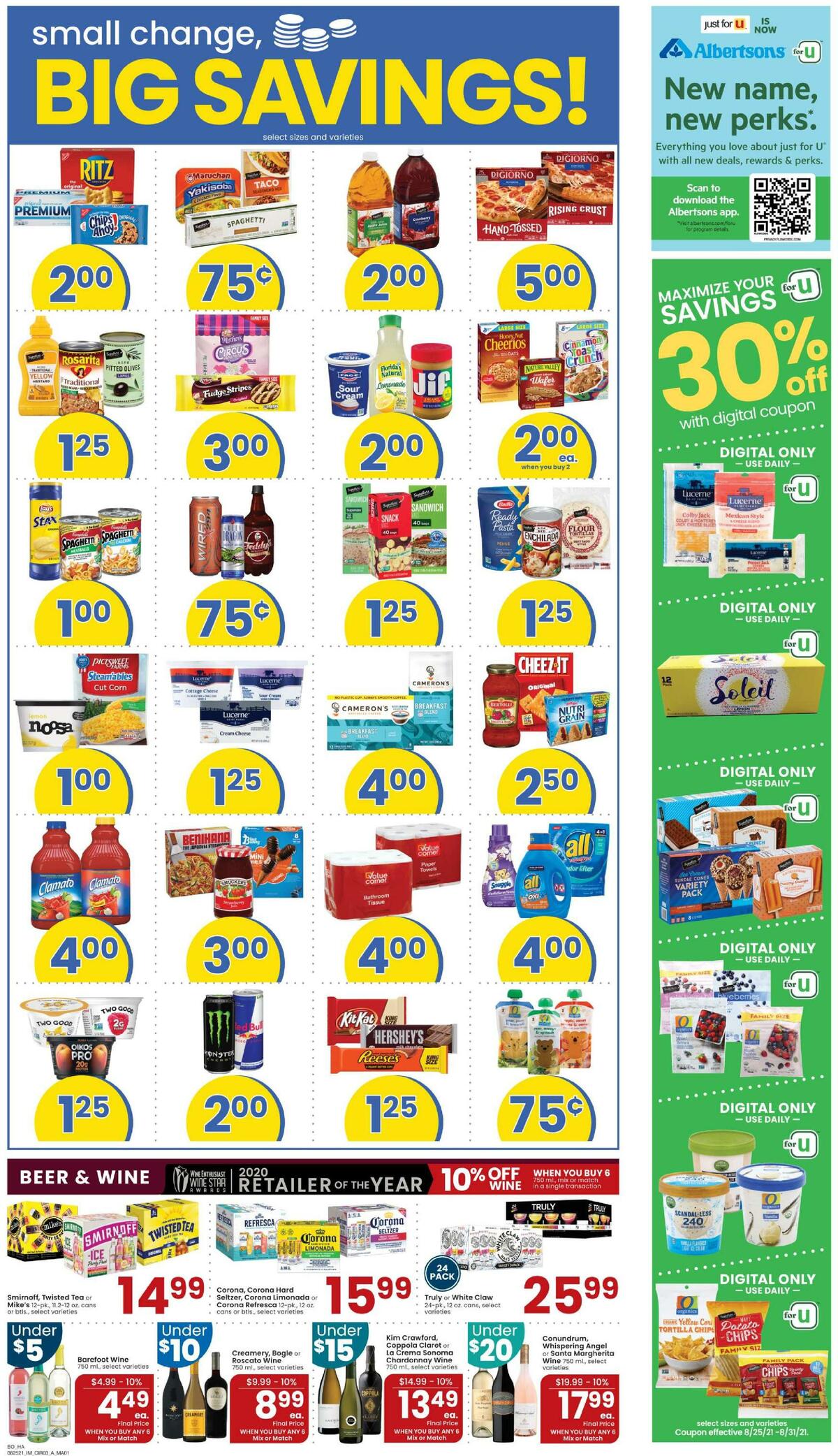 Albertsons Weekly Ad from August 25