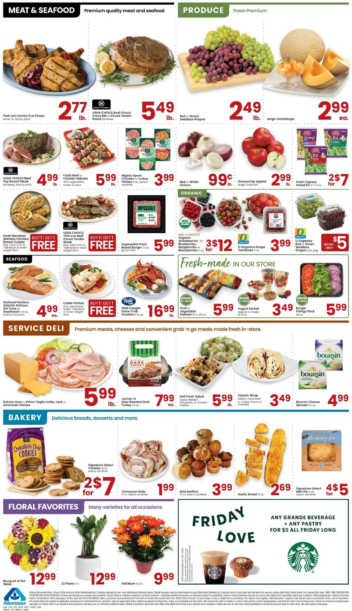 Albertsons Weekly Ad from August 25