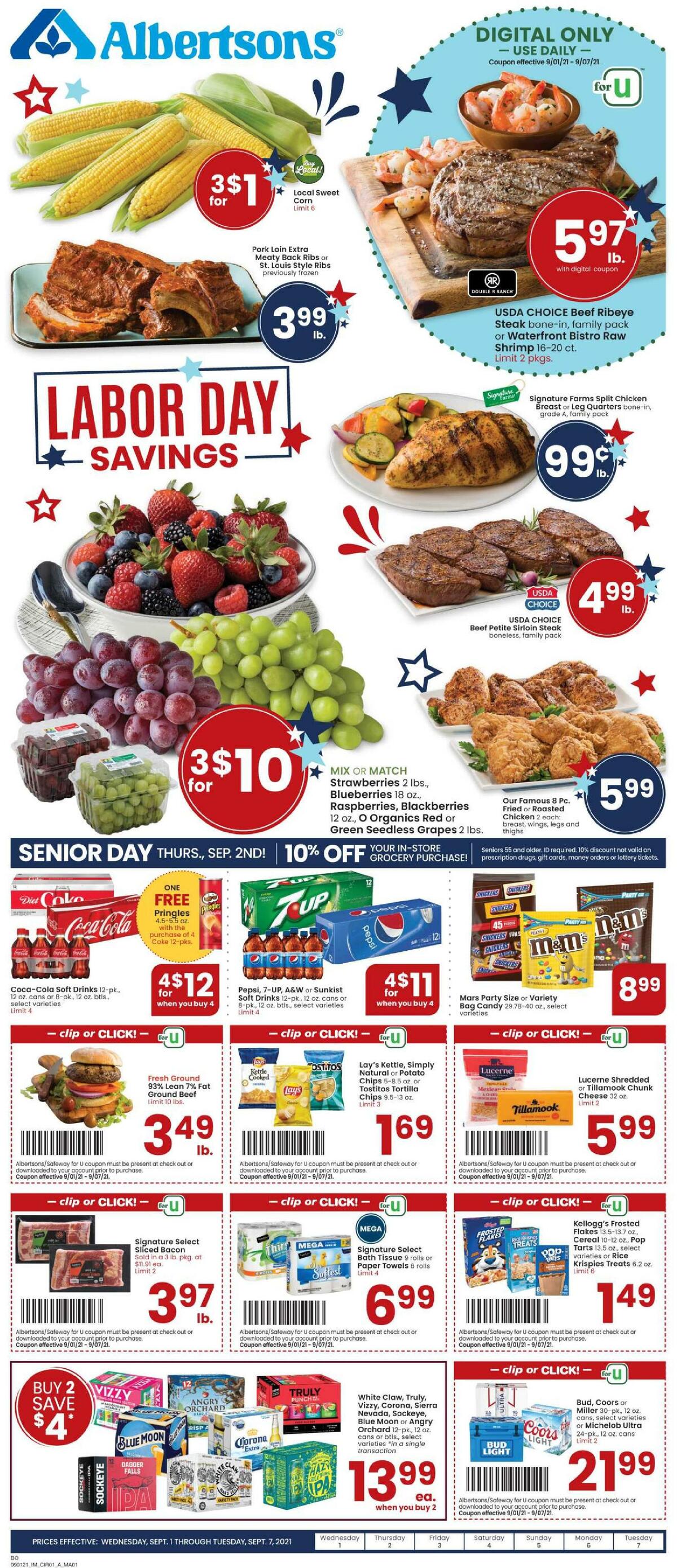 Albertsons Weekly Ad from September 1