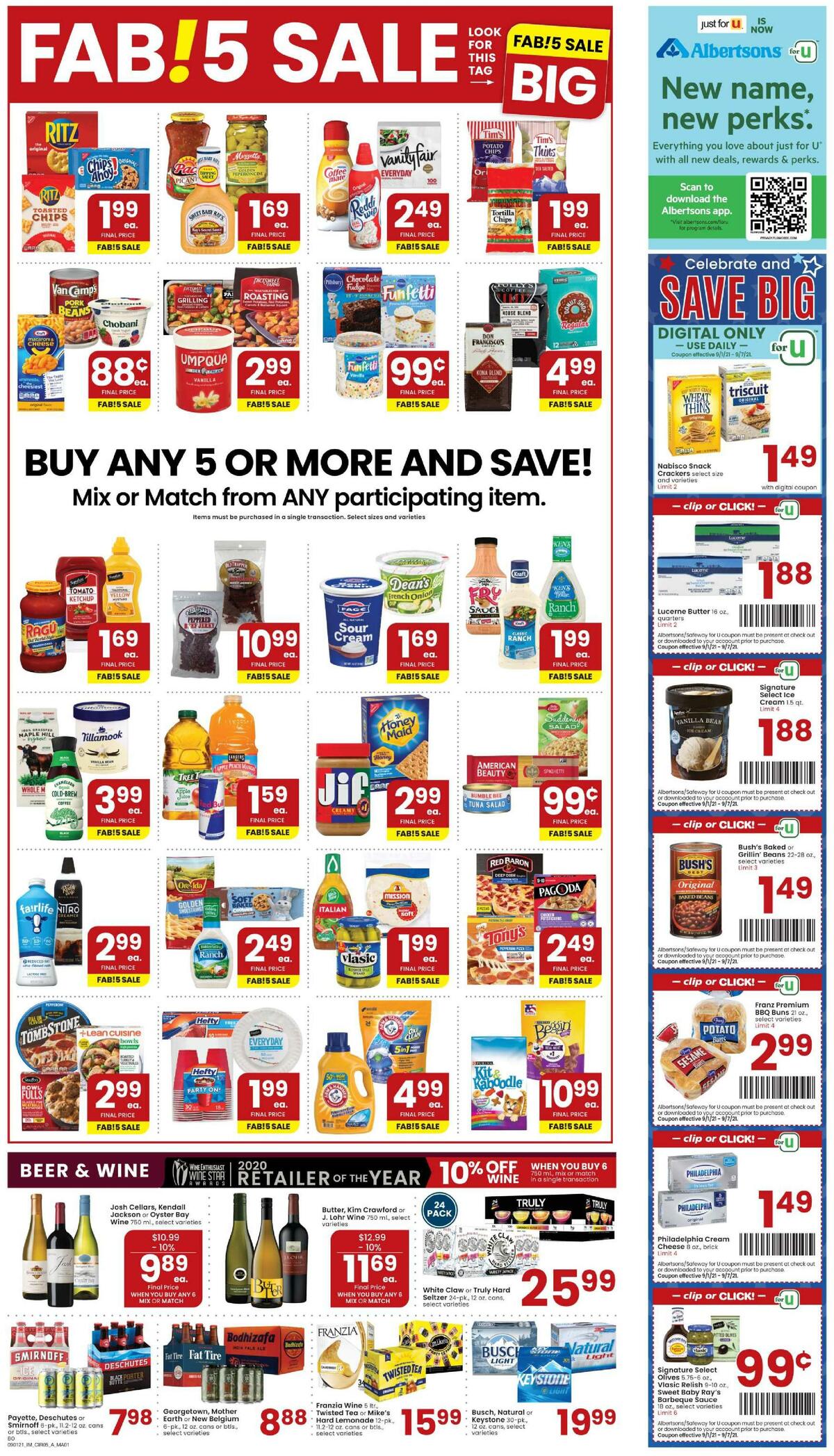 Albertsons Weekly Ad from September 1