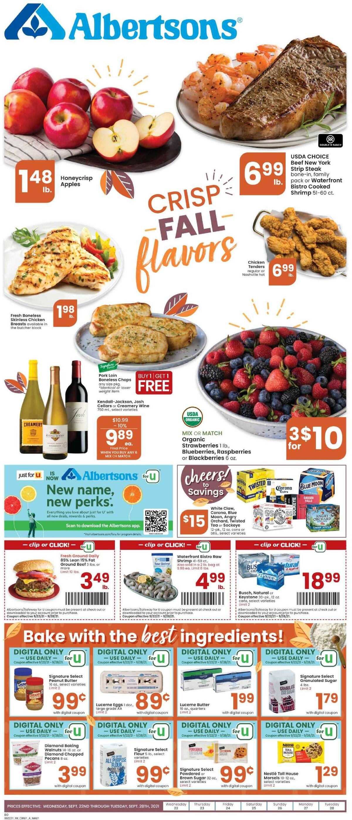 Albertsons Weekly Ad from September 22