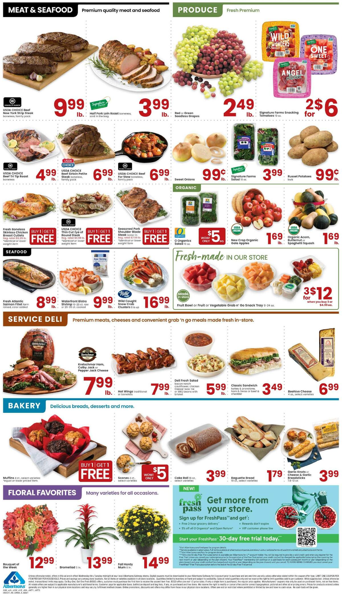 Albertsons Weekly Ad from September 22