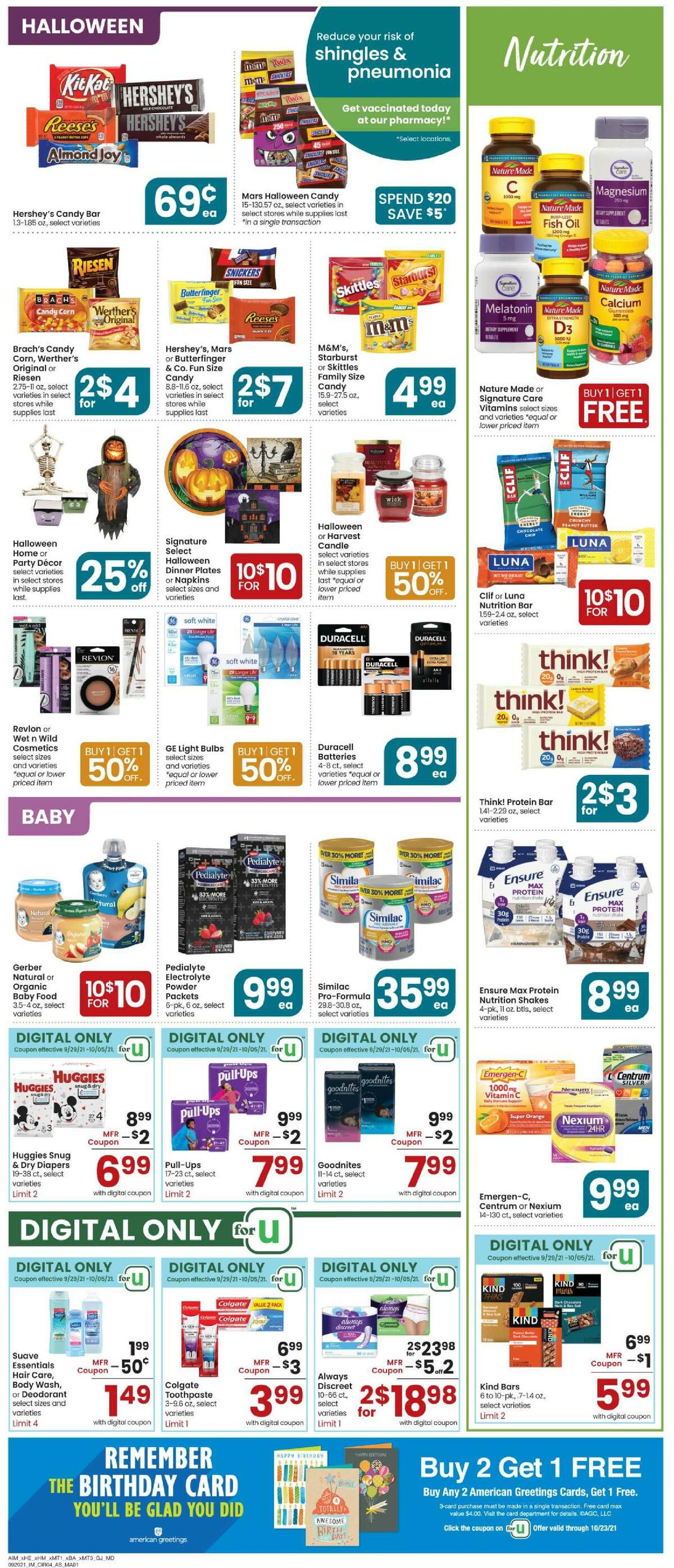 Albertsons Weekly Ad from September 29
