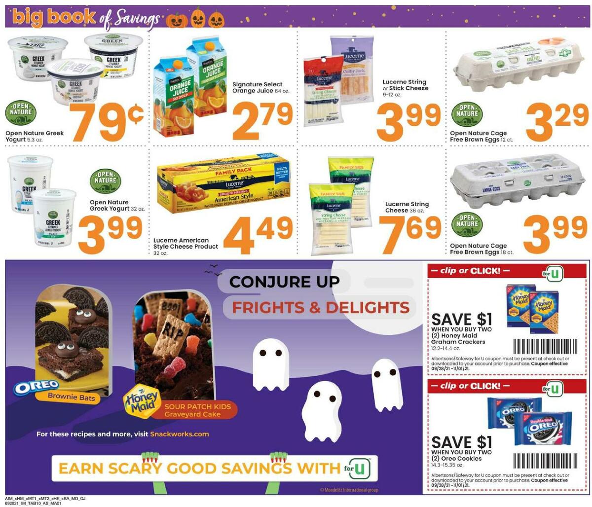 Albertsons Big Book of Savings Weekly Ad from September 28