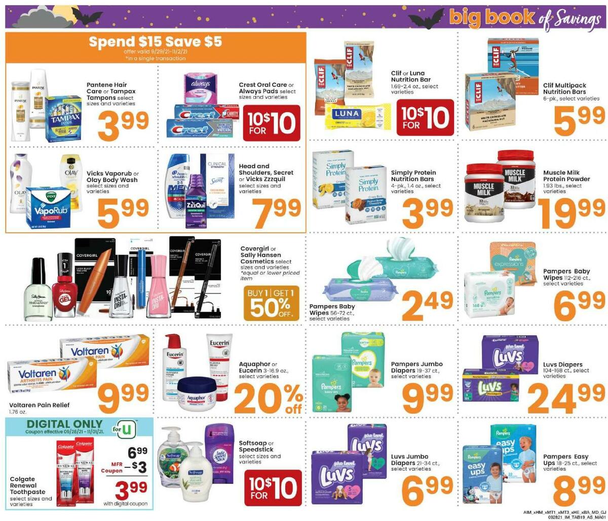 Albertsons Big Book of Savings Weekly Ad from September 28