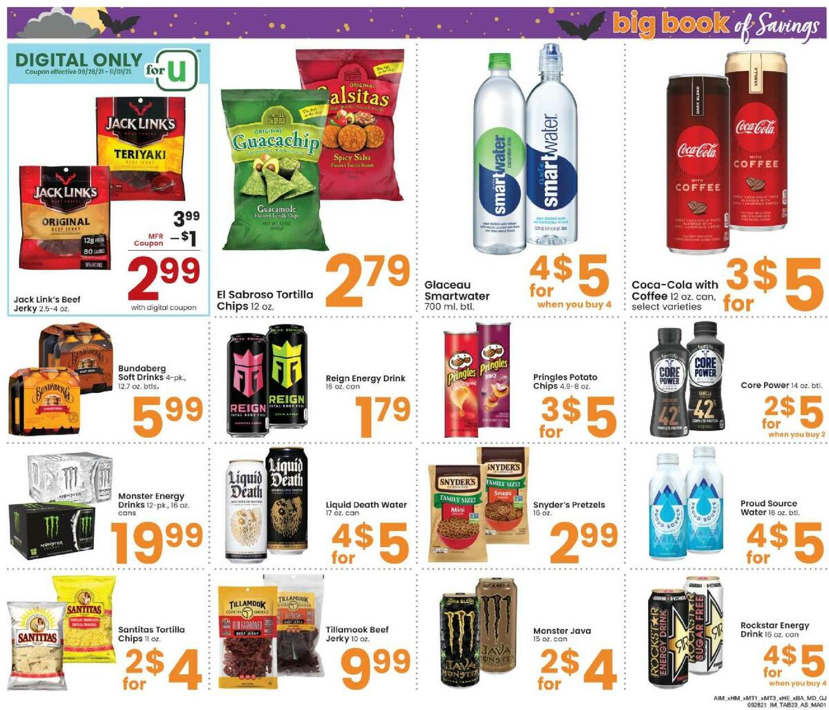 Albertsons Big Book of Savings Weekly Ad from September 28