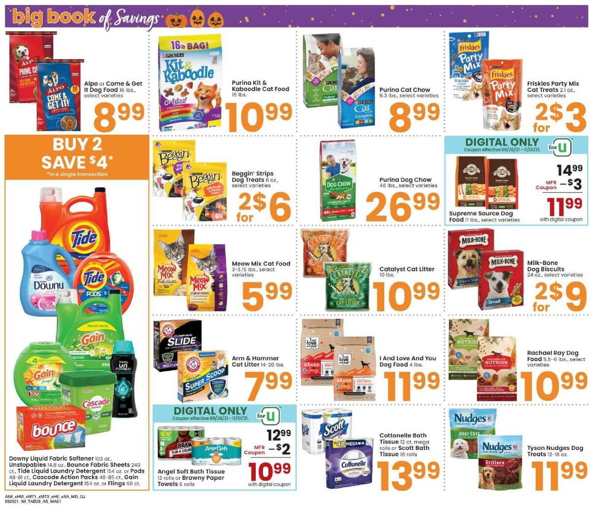 Albertsons Big Book of Savings Weekly Ad from September 28