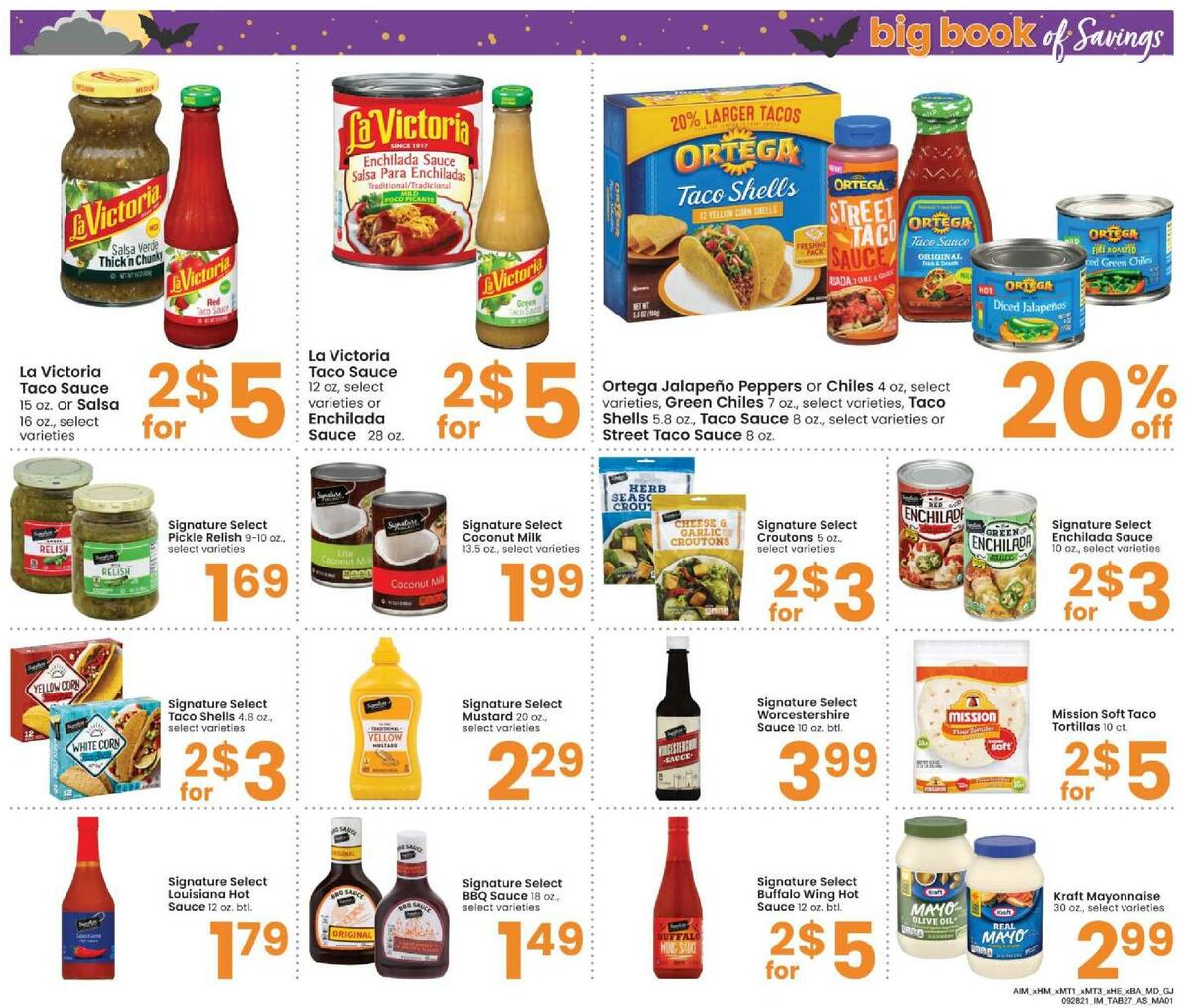Albertsons Big Book of Savings Weekly Ad from September 28