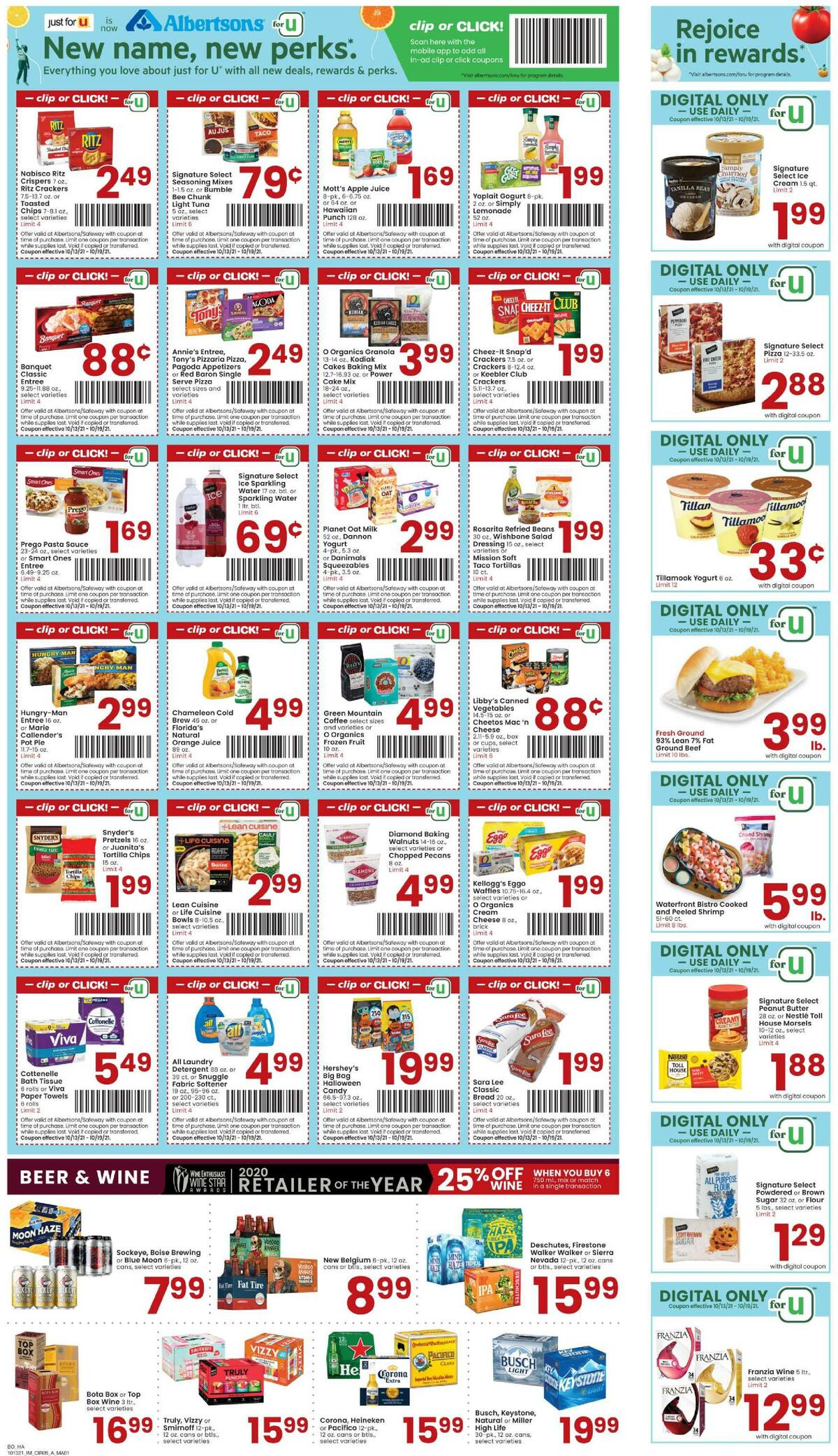 Albertsons Weekly Ad from October 13