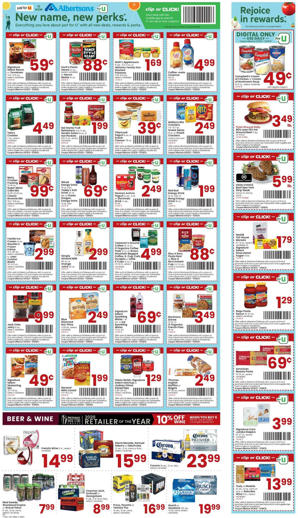 Albertsons Weekly Ad from November 3