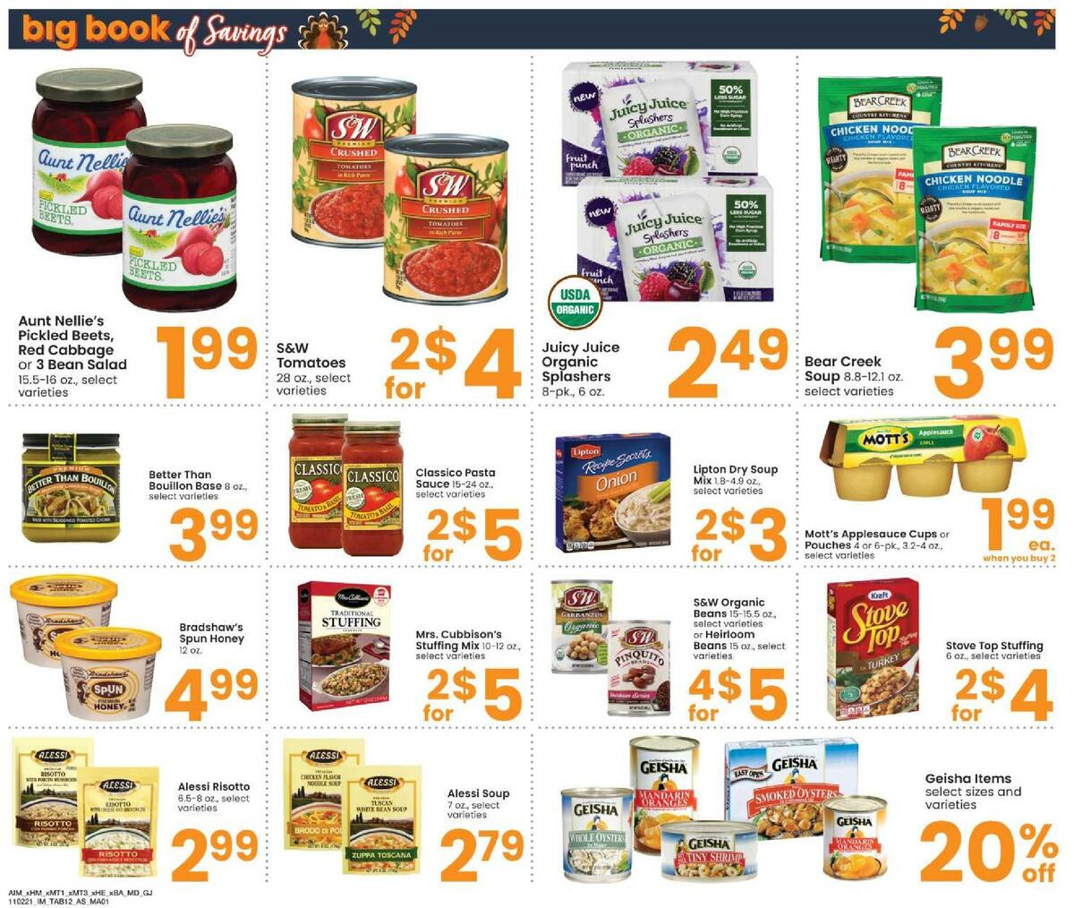 Albertsons Big Book of Savings Weekly Ad from November 2