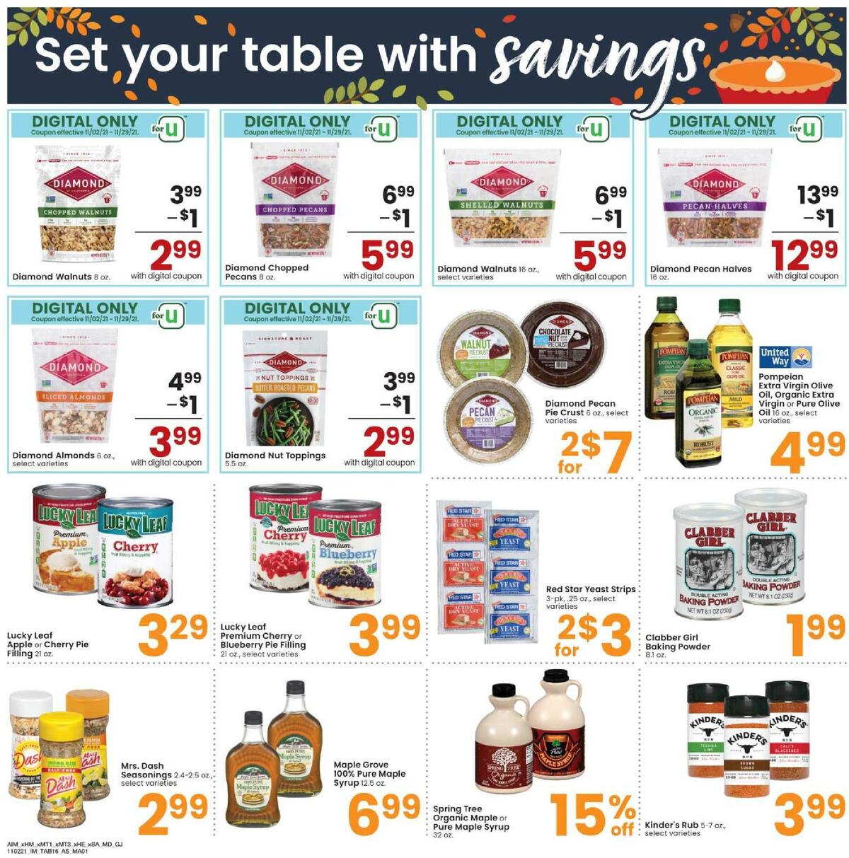 Albertsons Big Book of Savings Weekly Ad from November 2