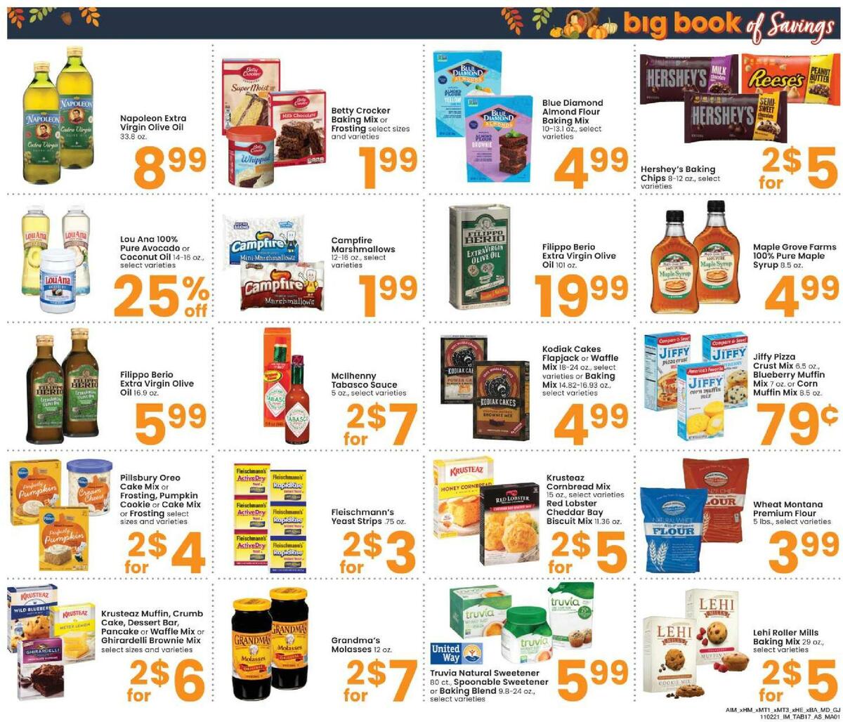 Albertsons Big Book of Savings Weekly Ad from November 2