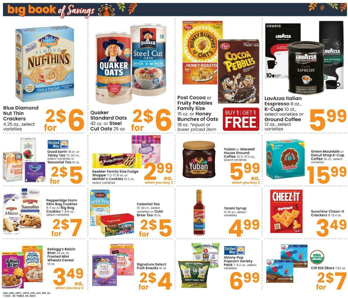 Albertsons Big Book of Savings Weekly Ad from November 2