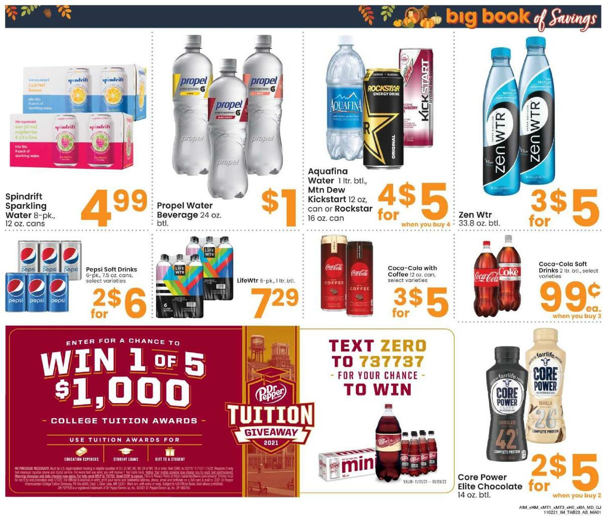 Albertsons Big Book of Savings Weekly Ad from November 2