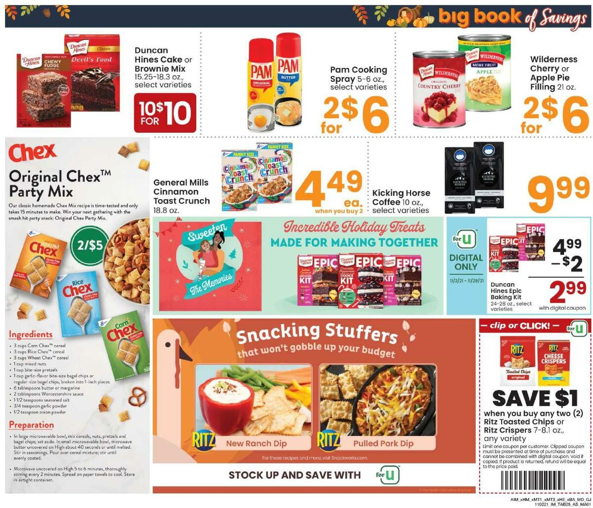 Albertsons Big Book of Savings Weekly Ad from November 2